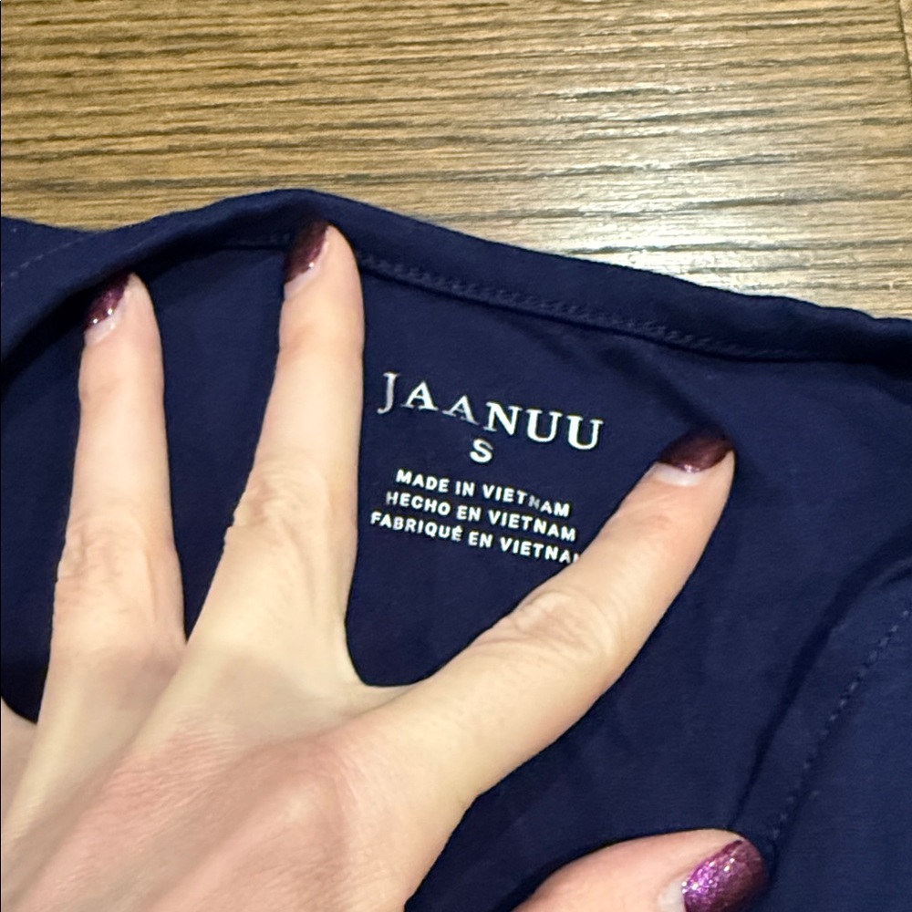 Jaanuu Navy Blue Scrub Ensemble - Picture 3 of 5